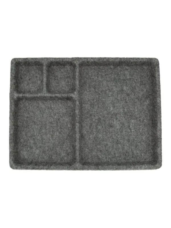 Kikkerland Felt Catch-All Tray 28.6 x 20 x 2 cm