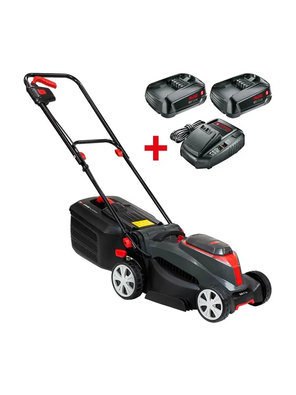 AL-KO Batteri-gressklipper Batteri gressklipper 18 V BOSCH HOME AND GARDEN COMPATIBLE 32.1 Li inkl. 2 batterier og lader