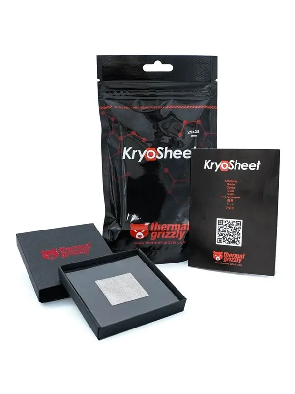 Thermal Grizzly KryoSheet thermal pad - 25 x 25 mm - Termisk plate