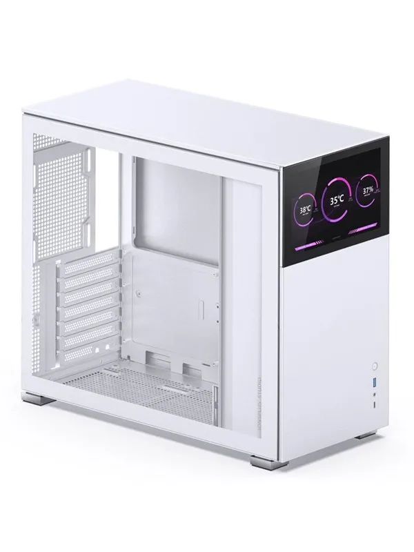 Jonsbo D41 screen - white - Kabinett - Miditower - Hvit