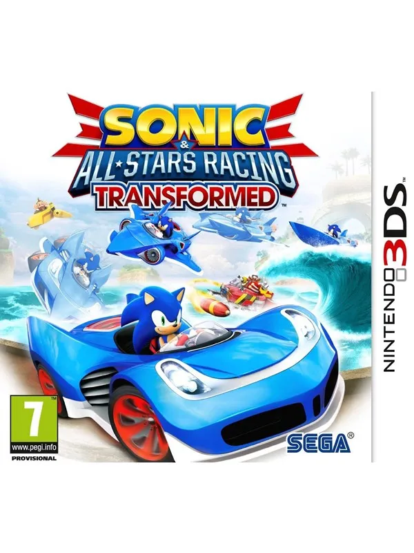 Sonic & All-Stars Racing Transformed - Nintendo 3DS - Racing
