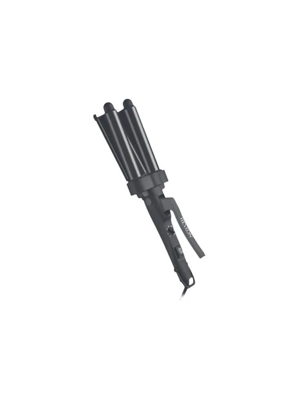 Revlon Krølltang Wave Master RVIR3056UKE - curling iron - black/red
