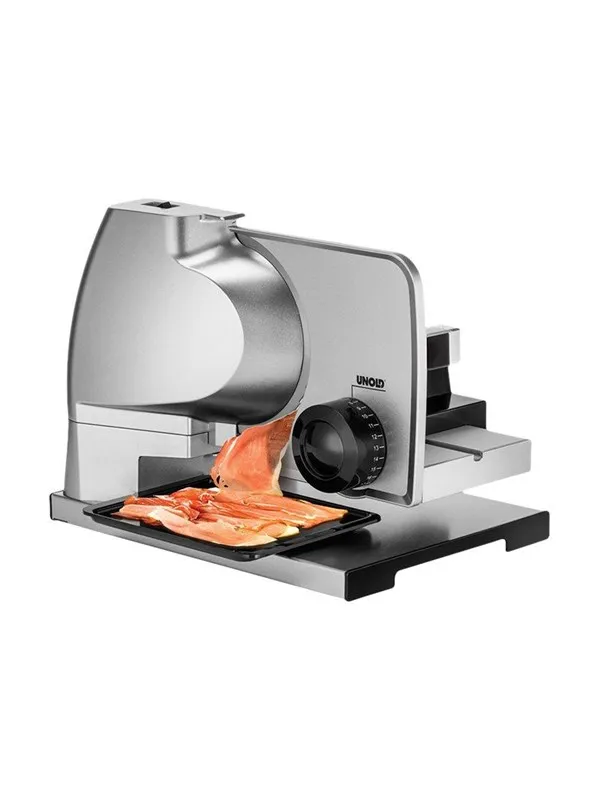Unold Påleggsmaskin 78826 Metal Plus - slicer - silver/black - 100 W