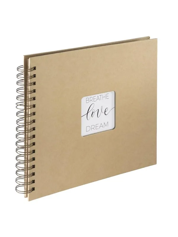 Hama "Craft" Spiral Album 28 x 24 cm 40 Kraft Paper Pages