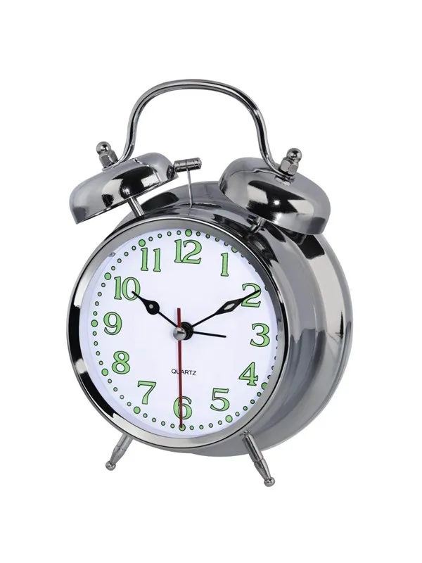 Hama "Nostalgia" alarm clock silver