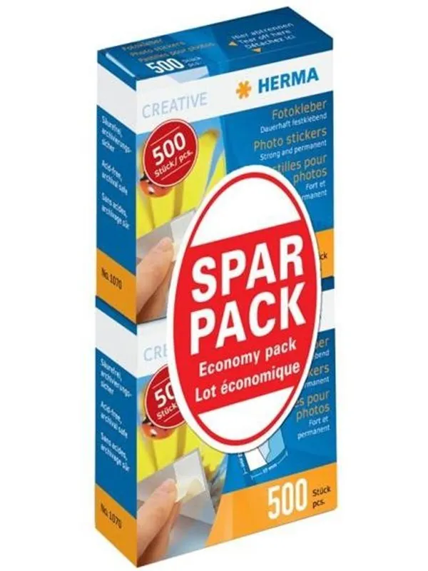 HERMA Photo Stickers Twin Pack 2x500 pcs
