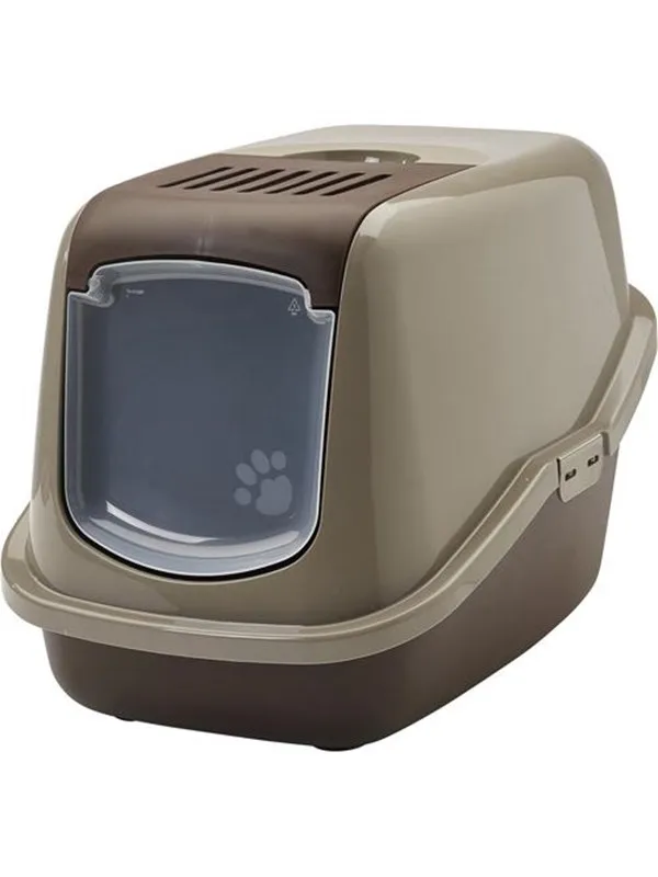 Savic Nestor Cat Toilet Home Chocolate 56x39cm