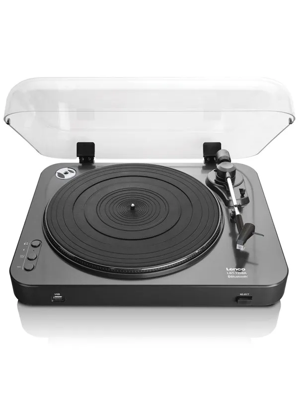Lenco LBT-120BK - Record Player with direct encoding and Bluetooth® - Platespiller Svart