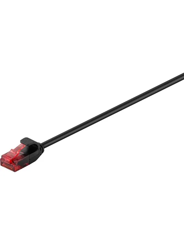 Pro LAN CAT 6 slim U/UTP - Svart - 2m