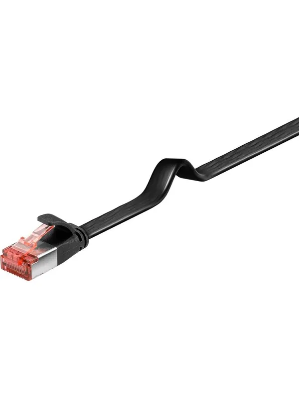 Pro LAN CAT 6 flat - Svart - 3m