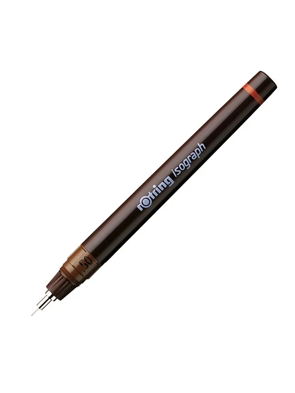 Rotring Isograph Technical Drawing Pen | 0.50 mm | Refillable Fineliner Pen