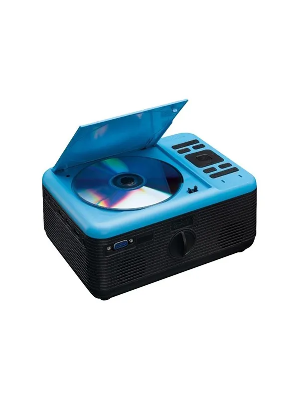Lenco Prosjektor LPJ-500 - LCD projector - portable - black blue - 800 x 480 - 2800 ANSI lumens