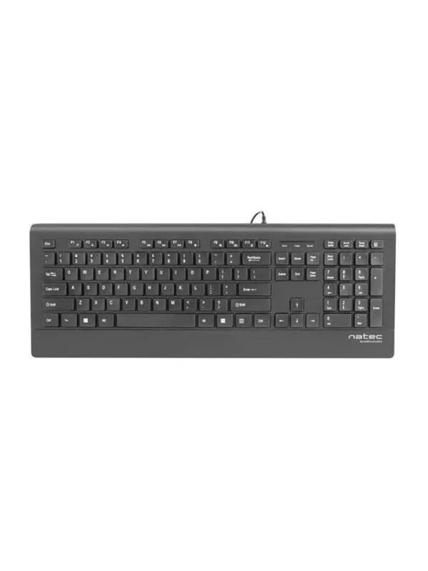 Natec Barracuda - keyboard - US - black - Tastatur - Engelsk (USA) - Svart
