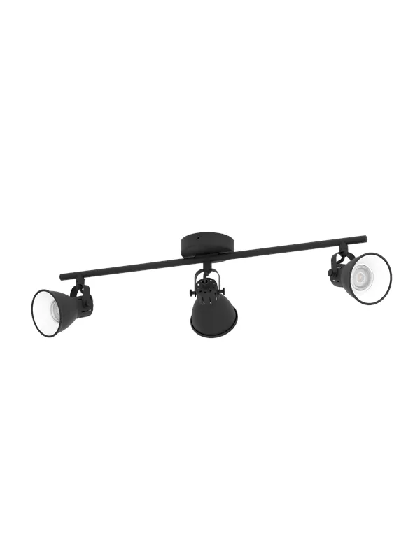 EGLO SERAS 2 spot rail 3L black