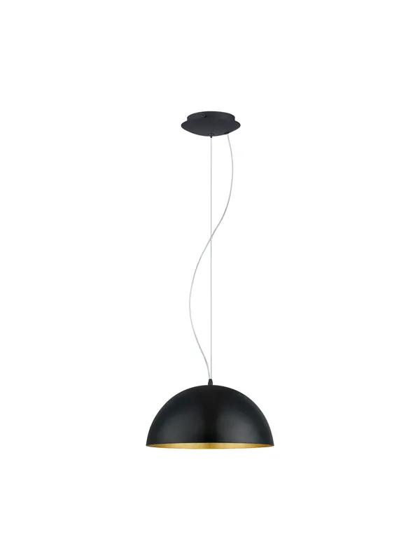 EGLO GAETANO 1 pendant black/gold