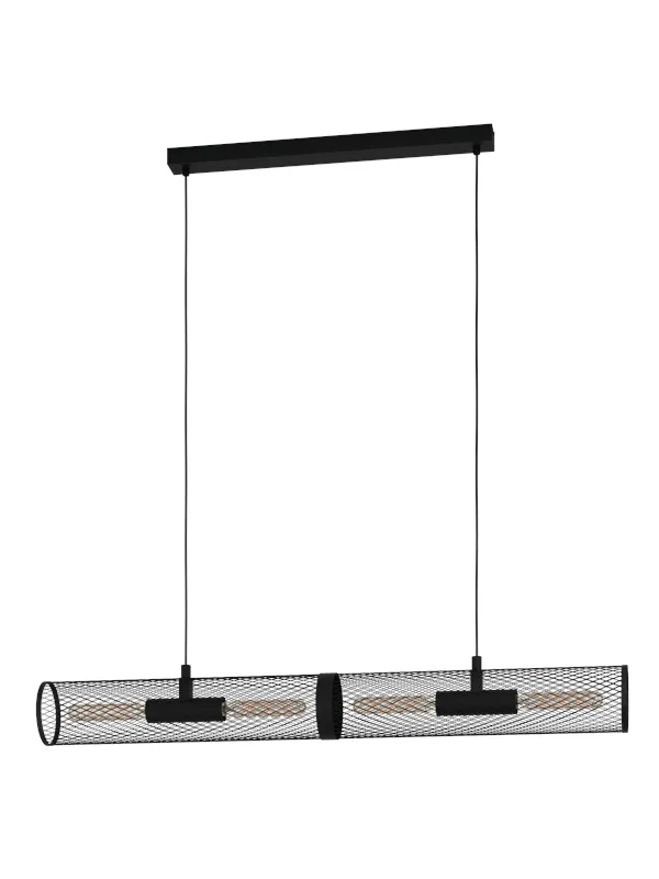 EGLO REDCLIFFE long table pendant black