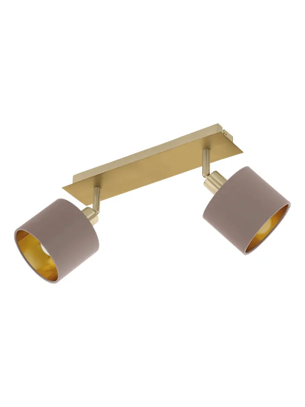 EGLO VALBIANO spot rail 2L cappuccino/gold