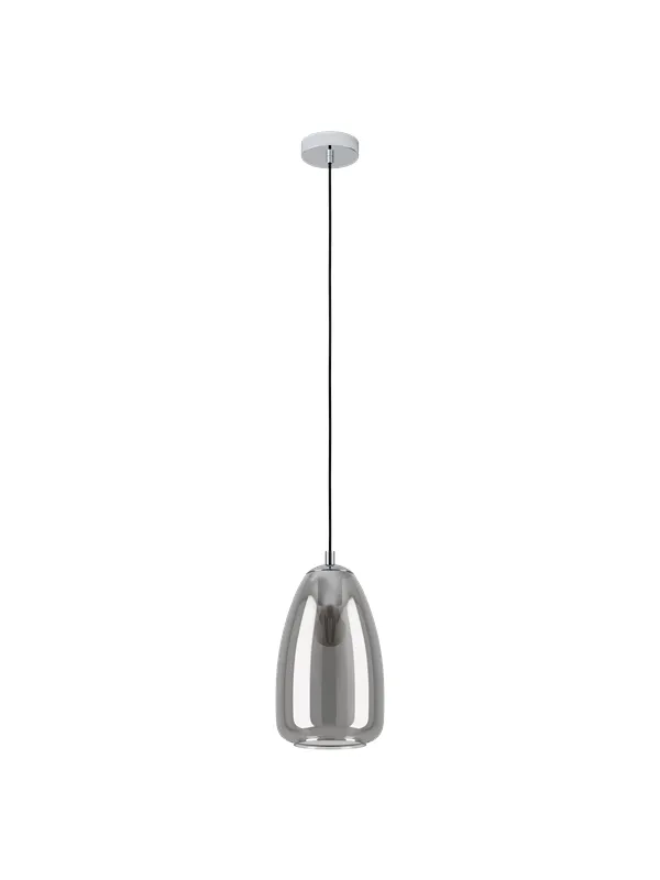 EGLO ALOBRASE pendant Ø200 mm black-transparent