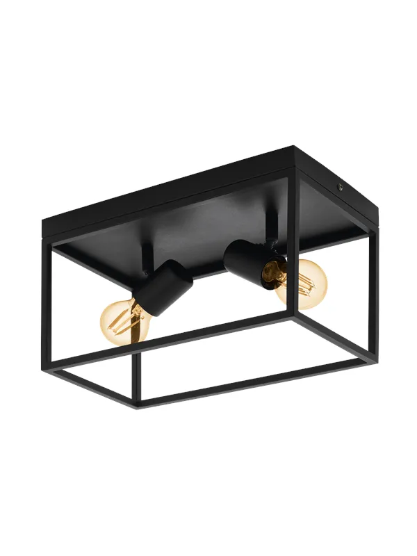 EGLO SILENTINA ceiling lamp black