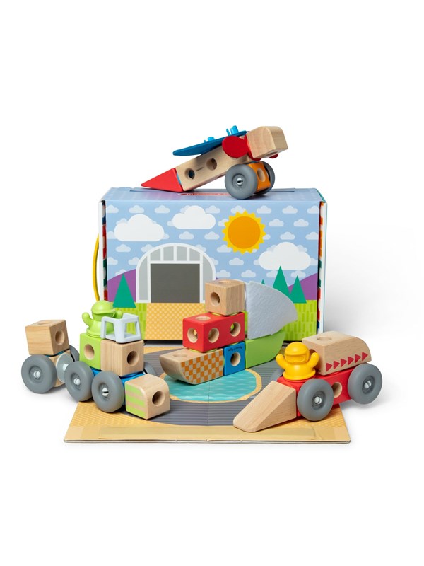 Melissa & Doug Blockables Building Set Vehicles