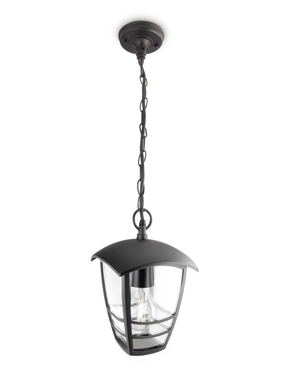 Philips Creek Pendant Ceiling black 1x60W 230V