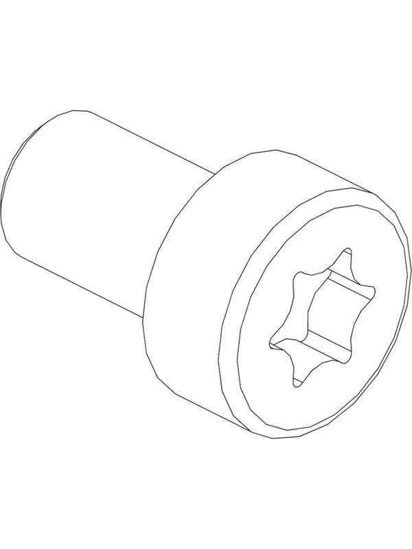 Cubic Torx socket head cap screw 3101-0816