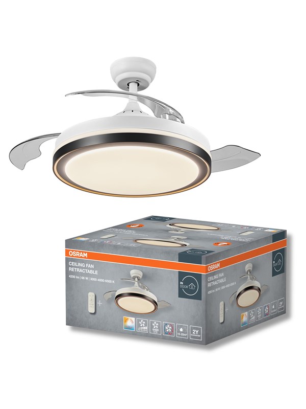 Osram Ceiling Fan Retraceable 4200lm 66W/CCT 1070mm white