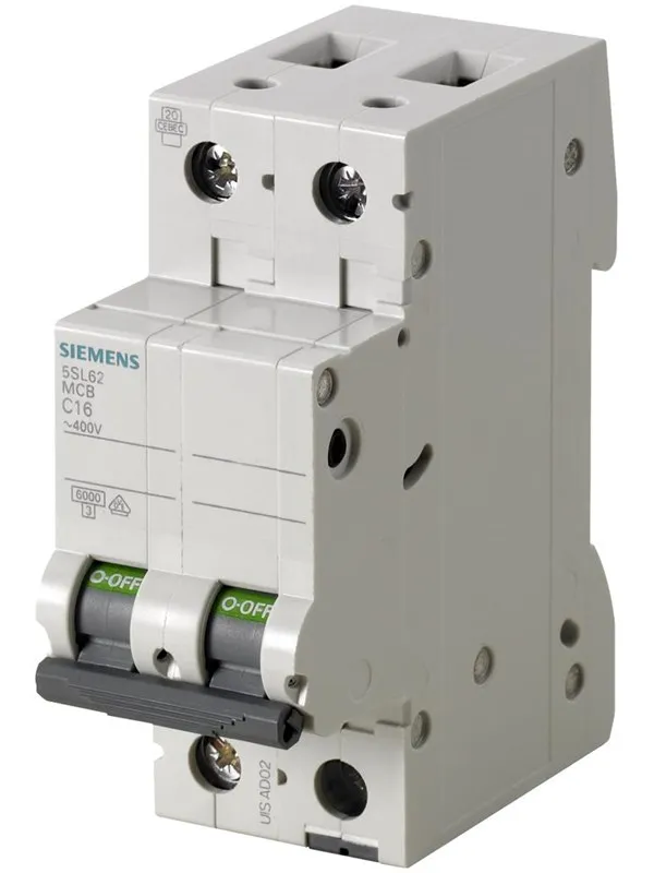 Siemens Circuit breaker 6ka 1+n-p c2 5sl6502-7