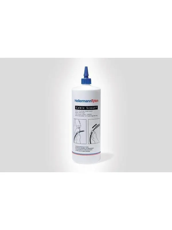 HellermannTyton Cable scout cable pulling lubricant is designed for easy pulling of cables telephone cables and optical fibres into conduits