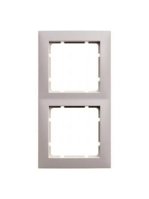 Berker Frame 2gang berker s1 polar white