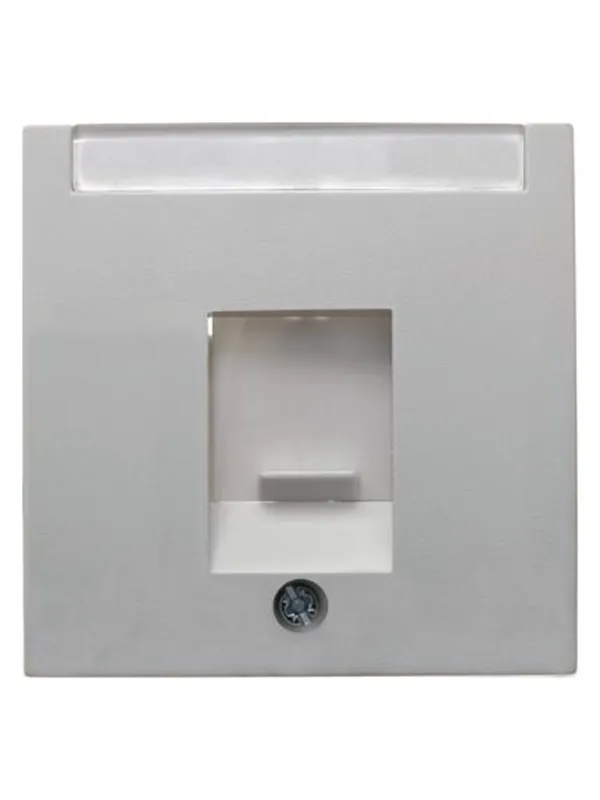 Berker Centre plate with dust protection polar white