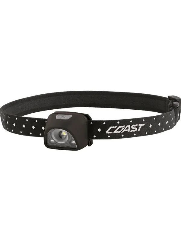 Coast rechargeable headlight fl1r red/white light 200lumens