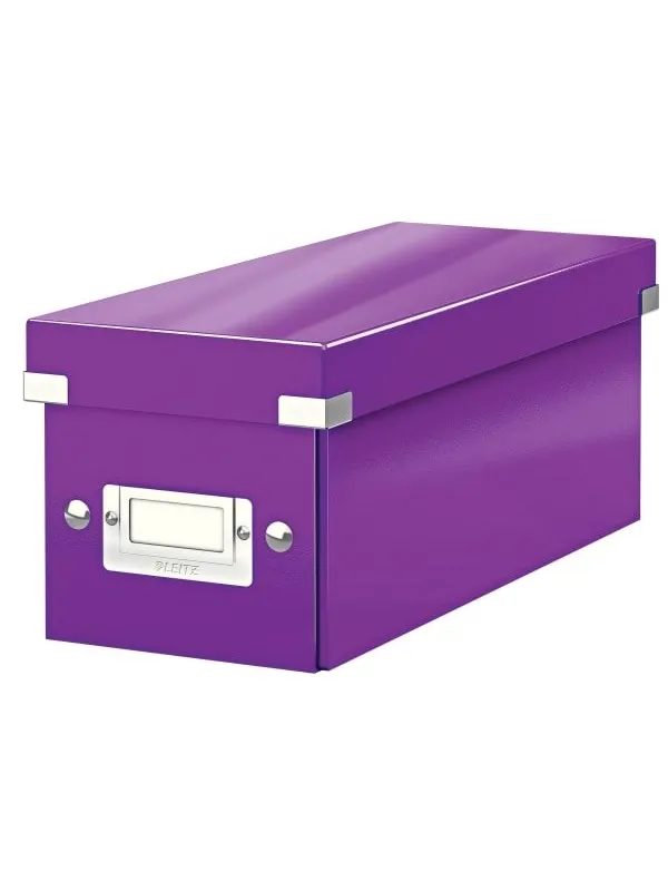 Leitz Oppbevaringsboks Click & Store  WOW CD Lilla