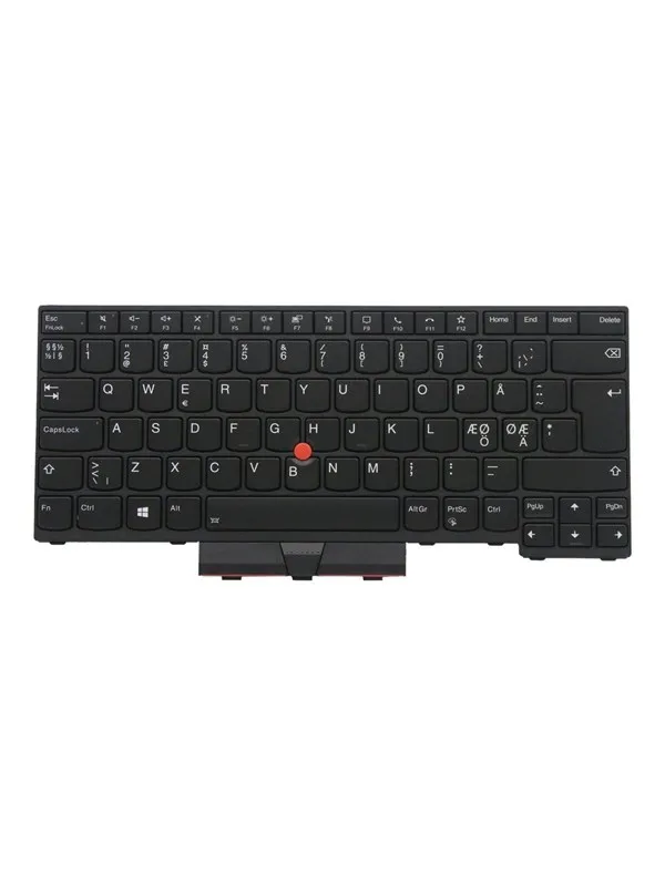 Lenovo Chicony - Bærbart tastatur - til utskifting - Nordisk - Svart