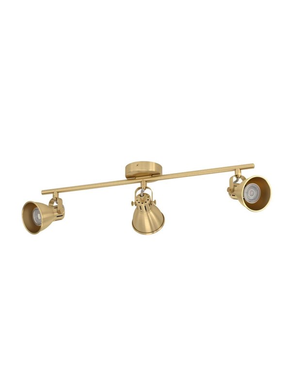 EGLO SERAS spot GU10 3x240lm brushed brass