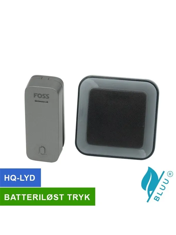 Foss Europe Trend door bell premium bluu1 charcoal battery