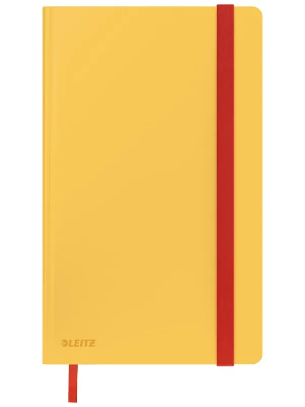 Leitz  Cosy Soft Touch medium notatbok Hardcover, linjer Varmgul