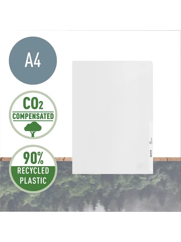 Leitz Recycle A4-omslag, 140 micron, pose med 25 stk.