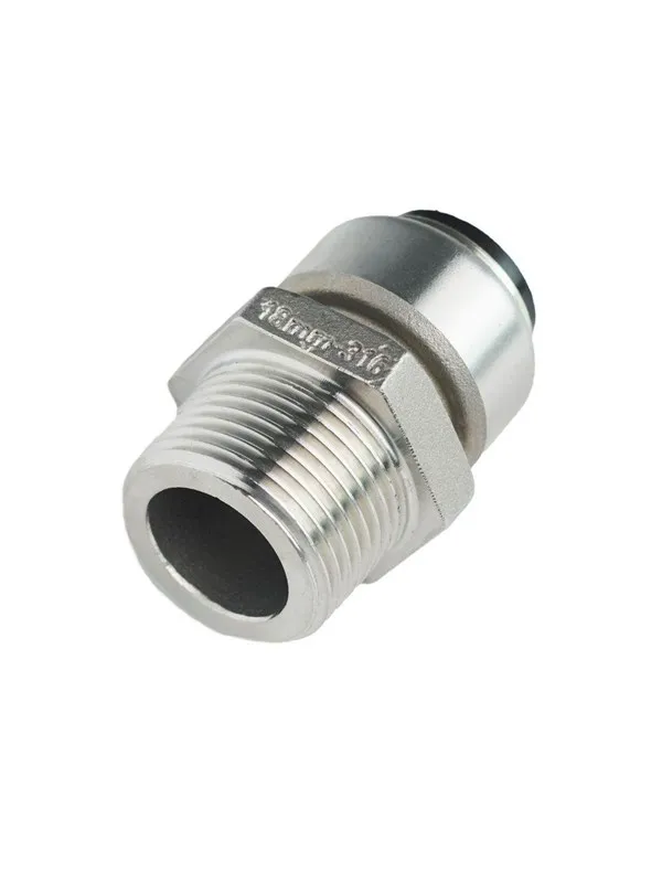 Roth straight male connector 15 mm x 1/2"