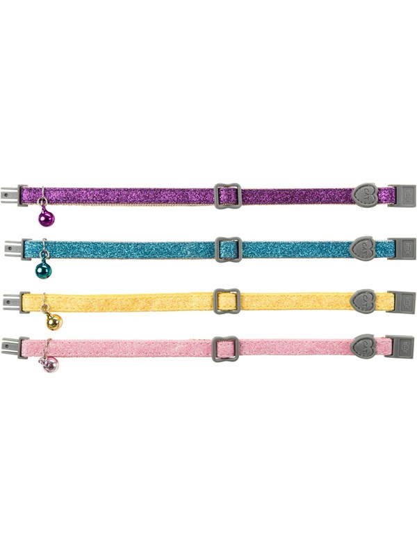 Trixie Cat Collar w/ glitter assorted colours