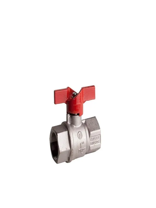 Pettinaroli ball valve fxf 1 1/4 red