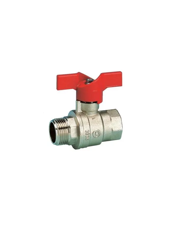 Pettinaroli F x m "new compact" fullway ball valve red butterfly hand