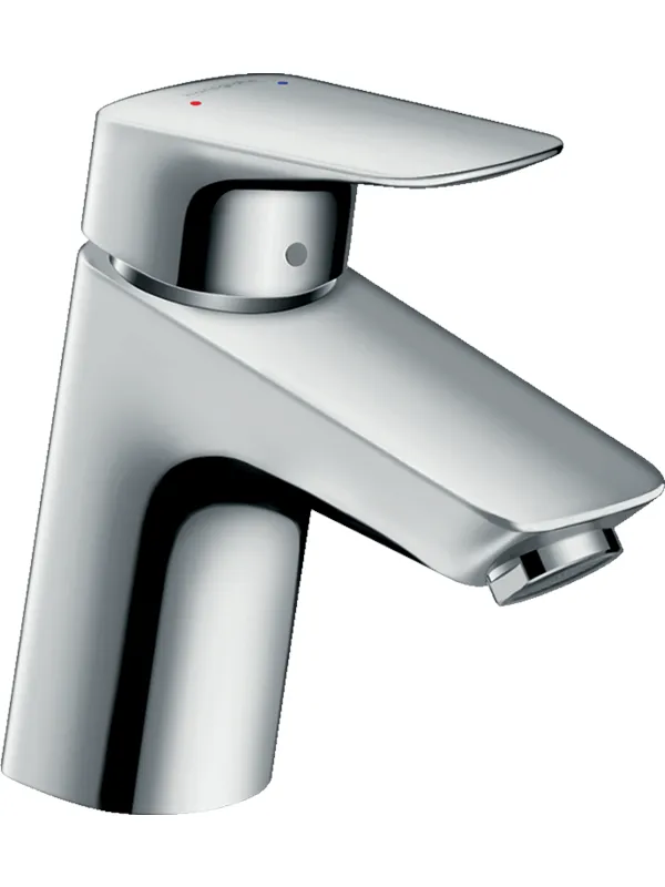 Hansgrohe logis single lever basin mixer 70 with push-open w