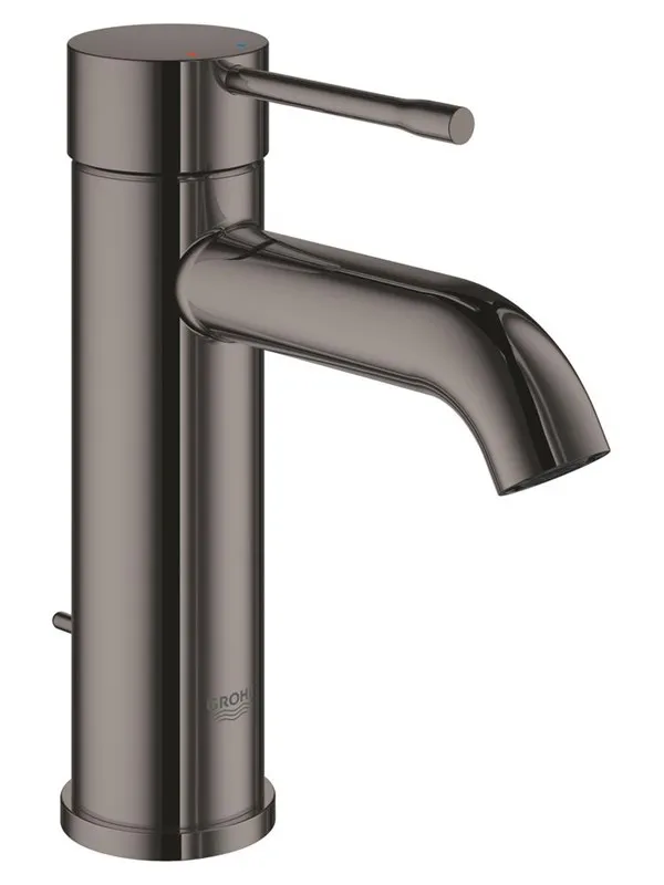 Grohe Essence, Ettgrepsbatteri til servant, S-Size, Hard Graphite