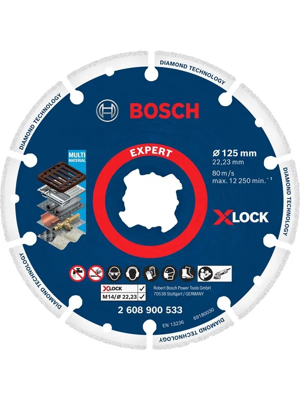 Bosch X-LOCK diamantmetallskive 125 x 22,23 mm