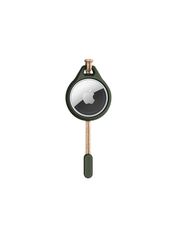 ITSKINS FERONIABIO cover for Apple AirTags®. Kaki green