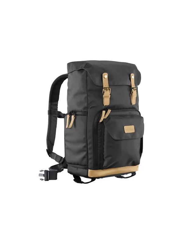 mantona Luis Photo Backpack Black Retro