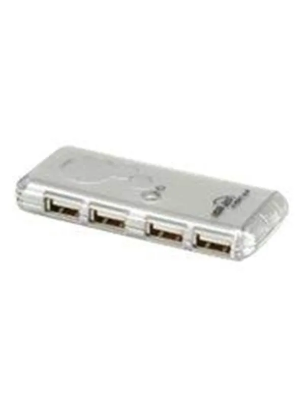 Value USB 2.0 Notebook Hub USB-hub - 4 porter - Sølv