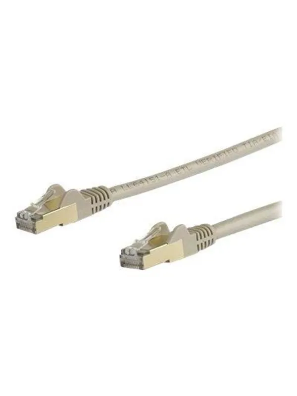StarTech.com 7m CAT6a Ethernet Cable - Grey RJ45 Shielded Cable Snagless - patch cable - 7 m - grey - Grå - 7m