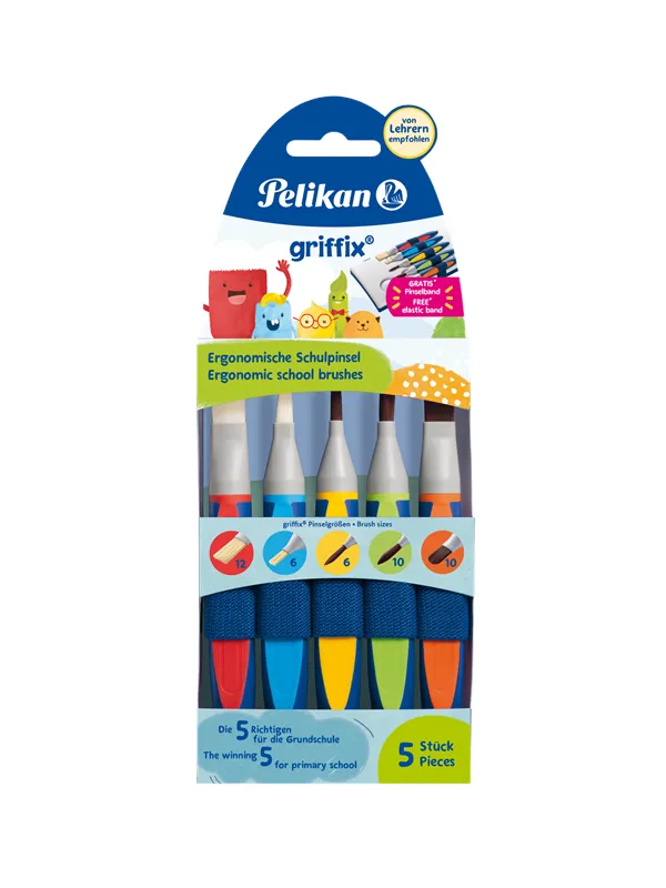 Pelikan PELIKAN GRIFFIX® PENSELSETT 5 STK